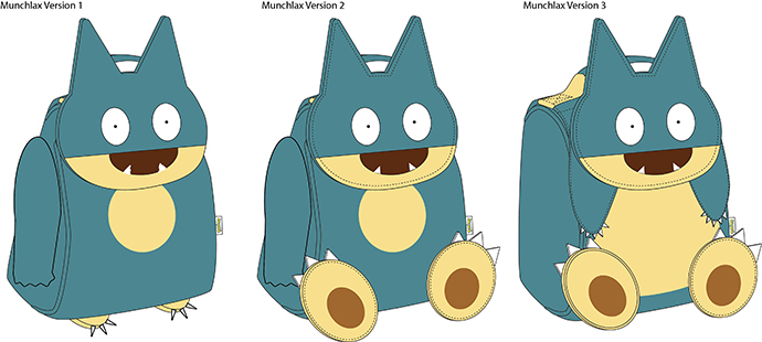 Pokémon Munchlax Lunch Bag Concept Art